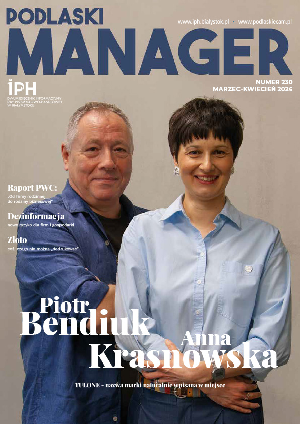 Okładka numeru 221 Podlaskiego Managera